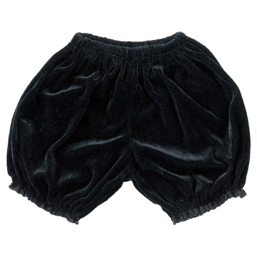 ベロアかぼちゃパンツ Jサイズ 黒