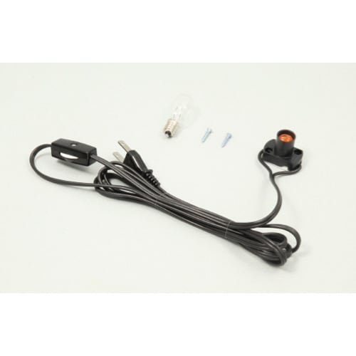 電気ソケット付コード(中)スイッチ・シャンデリ球付