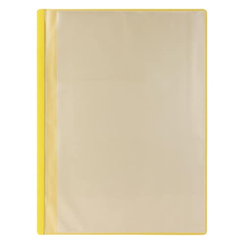 薄型クリアブックA4 横入10ポケット イエロー