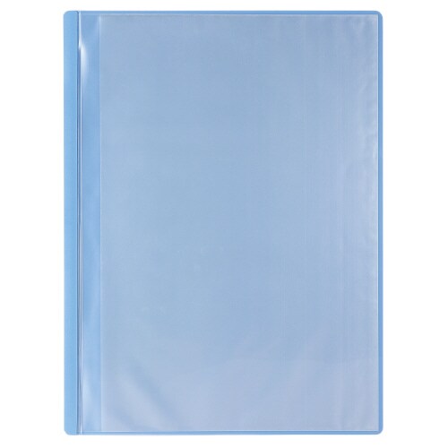 薄型クリアブックA4 横入れ 10ポケット ブルー