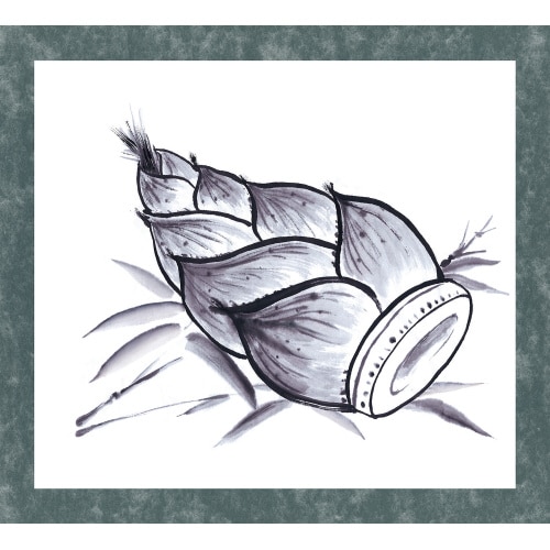 水墨画個人セット 展示台紙付