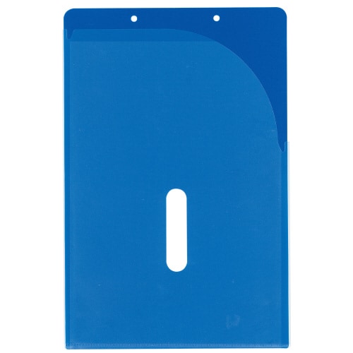 掲示ホルダー A4 ブルー