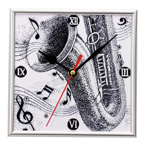 点描フレーム時計