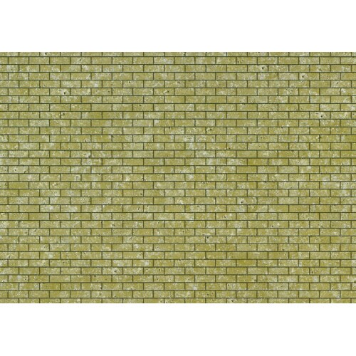 ジオラマシート レンガ カーキ1/12 5枚