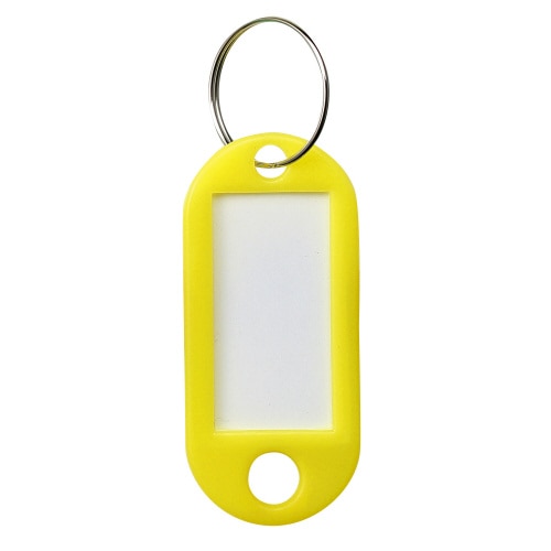 キーホルダー名札 5色30個入(片面表示タイプ)