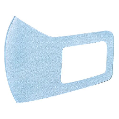 なめらかフィットマスク S ライトブルー3枚