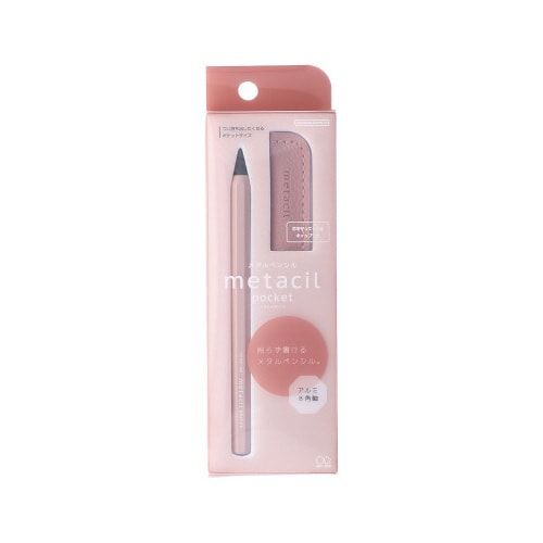 メタルペンシル メタシルポケット ピンクx5