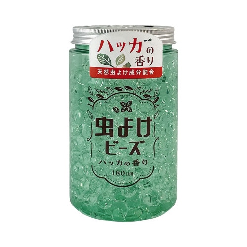虫よけビーズII 180日用 ハッカの香り ×4
