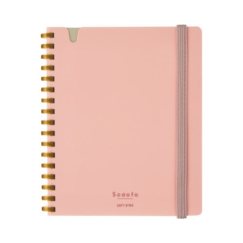 ソフトリングノート<スーファ> 4mm方眼罫 A6