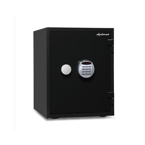 クリスタルシリーズ耐火耐水デザイン金庫36L BK