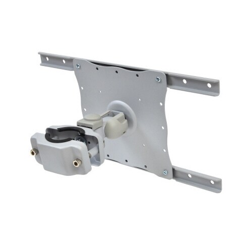 大型モニター用2軸式アームポールマウント