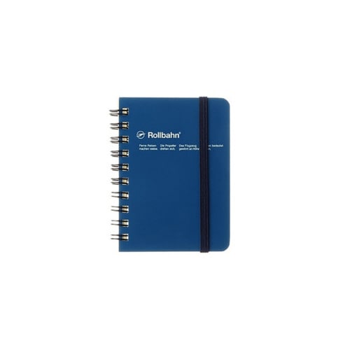 ポケット付メモ ミニ ブルー