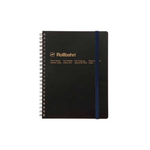 ポケット付メモ A5 ブラック