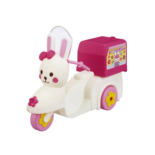 おうちへおとどけ!うさぎさんバイク×6