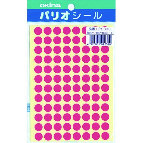 パリオシール 330 3号シール ケイコー桃X5