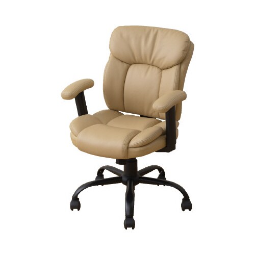 ミドルバックレザーチェア LBR