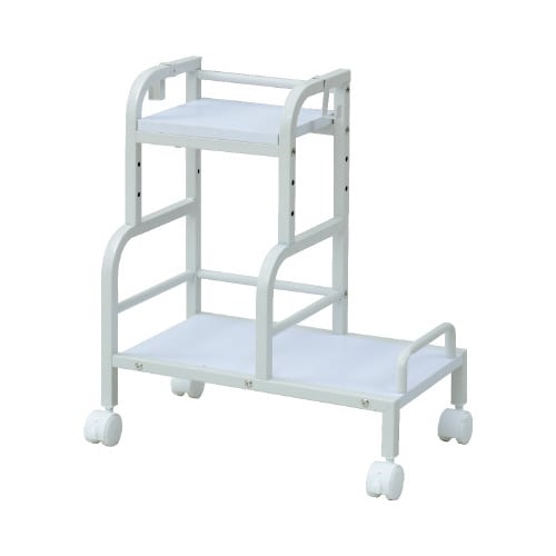 デスク下ワゴン バッグ・靴収納付 WH/IV