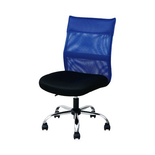 ミドルバックチェア 肘置きなし BL