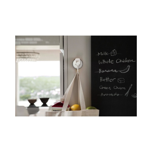 強力吸盤 フック LサイズホワイトX10