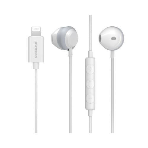 セミオープンライトニングイヤホンホワイト
