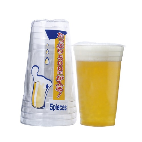 WB BIGなビールカップ600ml5個入×120