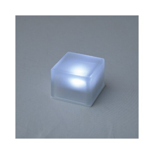 LEDソーラーライトスリガラス WH 4個入