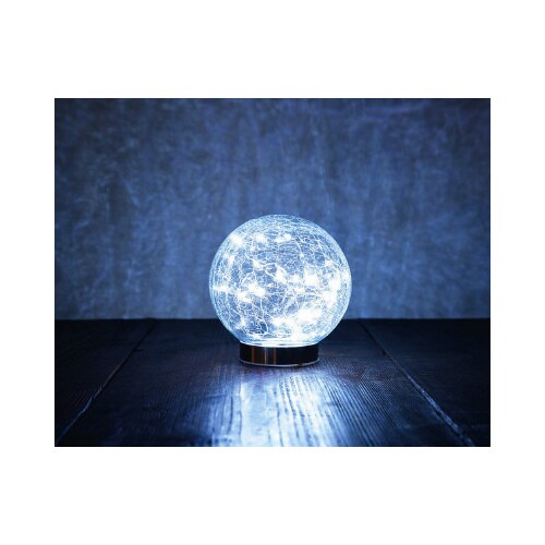 LEDガーデンソーラーライト球体大 WH 8個入