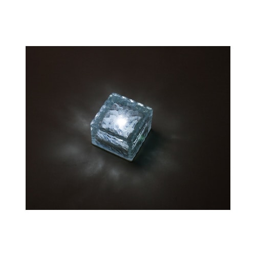 LEDガーデンブリックソーラーライト小WH 4個入