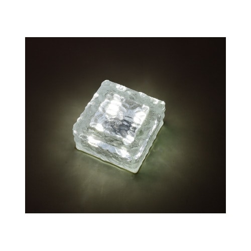 LEDガーデンブリックソーラーライト大WH 6個入