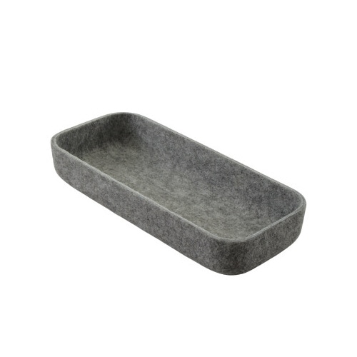 小物収納 フェルトトレー ストーングレー