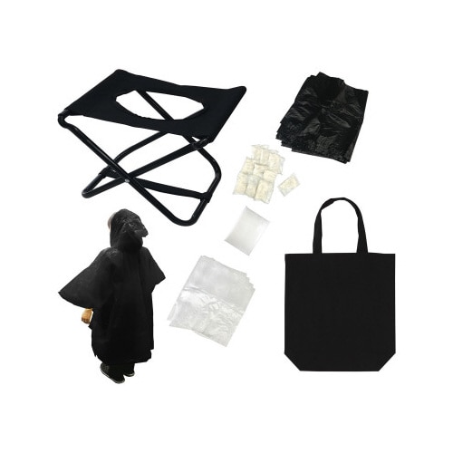 携帯トイレセット10回分+椅子付×6個セット