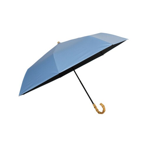 7本骨遮光折りたたみ傘 江戸 勿忘草