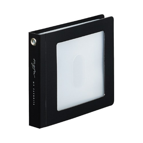 スクエアフォトコレクションファイル ミニ ブラック