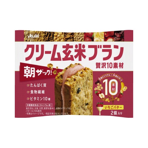 クリーム玄米ブラン 贅沢素材いちごバター 6パック