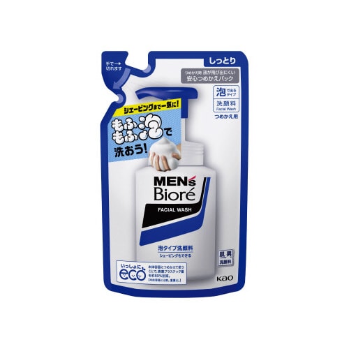 メンズビオレ 泡タイプ洗顔替X6
