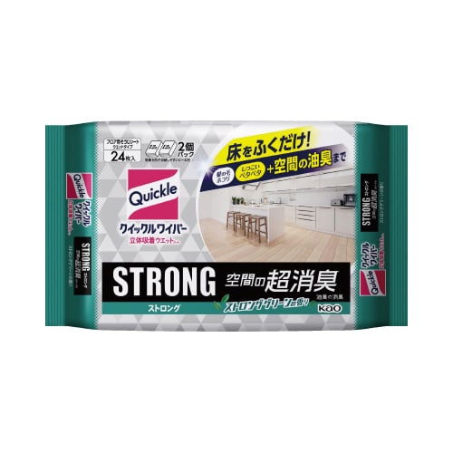 クイックル立体吸着WS ストロング 消臭EX24枚