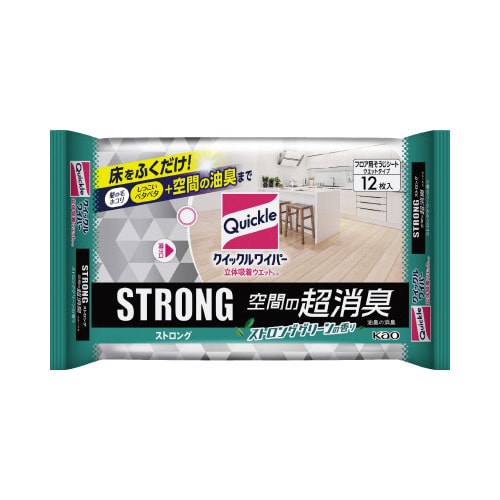 クイックル立体吸着WS ストロング 消臭EX12枚