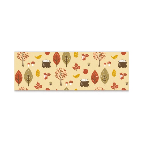 ラウンドシート 秋パターン(北欧風)