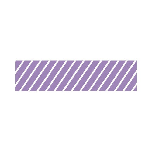 ビニール幕 ストライプ(パープル)[45cm(H)