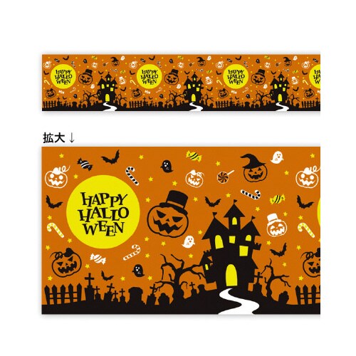 ビニール幕 ハロウィン 城 (25M巻)