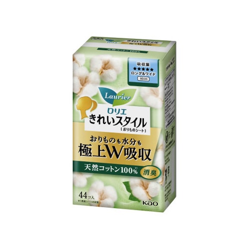 ロリエきれいS極上W吸収LW天然コットン44個×6