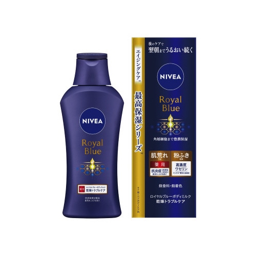 ニベアロイヤルブルーボディミルク乾燥トラブルケ×6