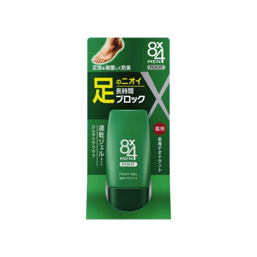 8×4 MEN フットジェル 30g×6