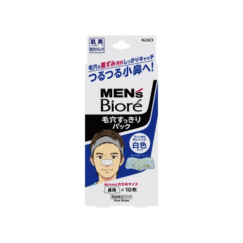 メンズビオレ毛穴すっきりパック白色タイプ10枚×6