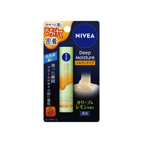ニベアDMリップメルティタイプオリーブ&レモン×6