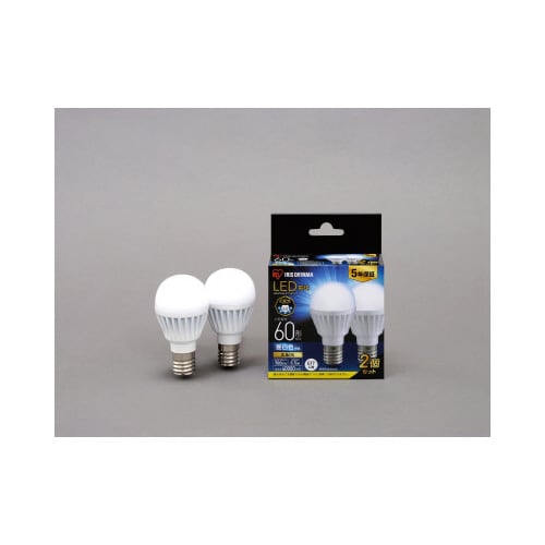 LED電球E17 広配光60形 昼白色 2個入×5