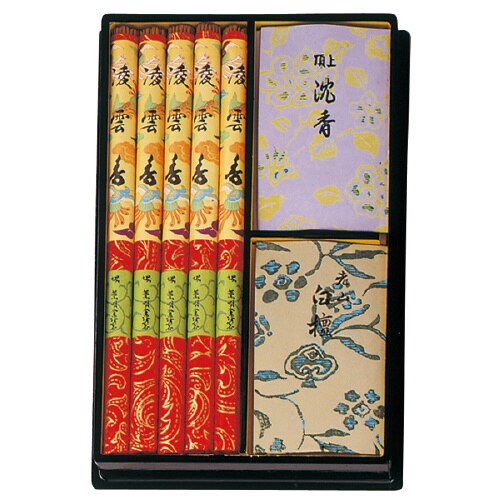 凌雲香進物用塗り箱入り