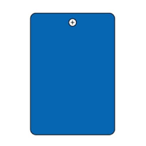 #26無地青角丸バルブ札