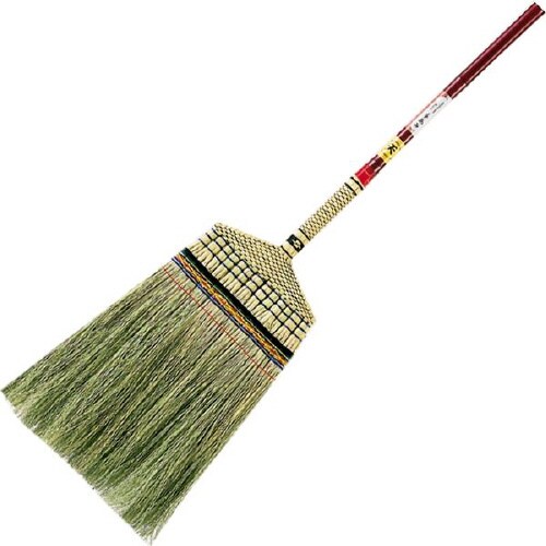 手あみ長柄ほうき上