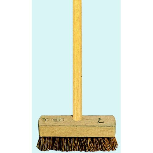 木柄シダデッキブラシ